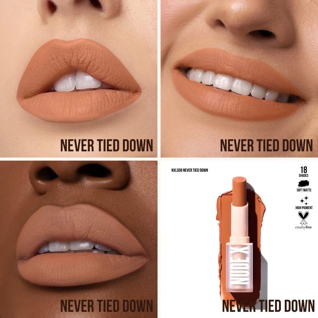 Nude X Soft Matte Lipstick