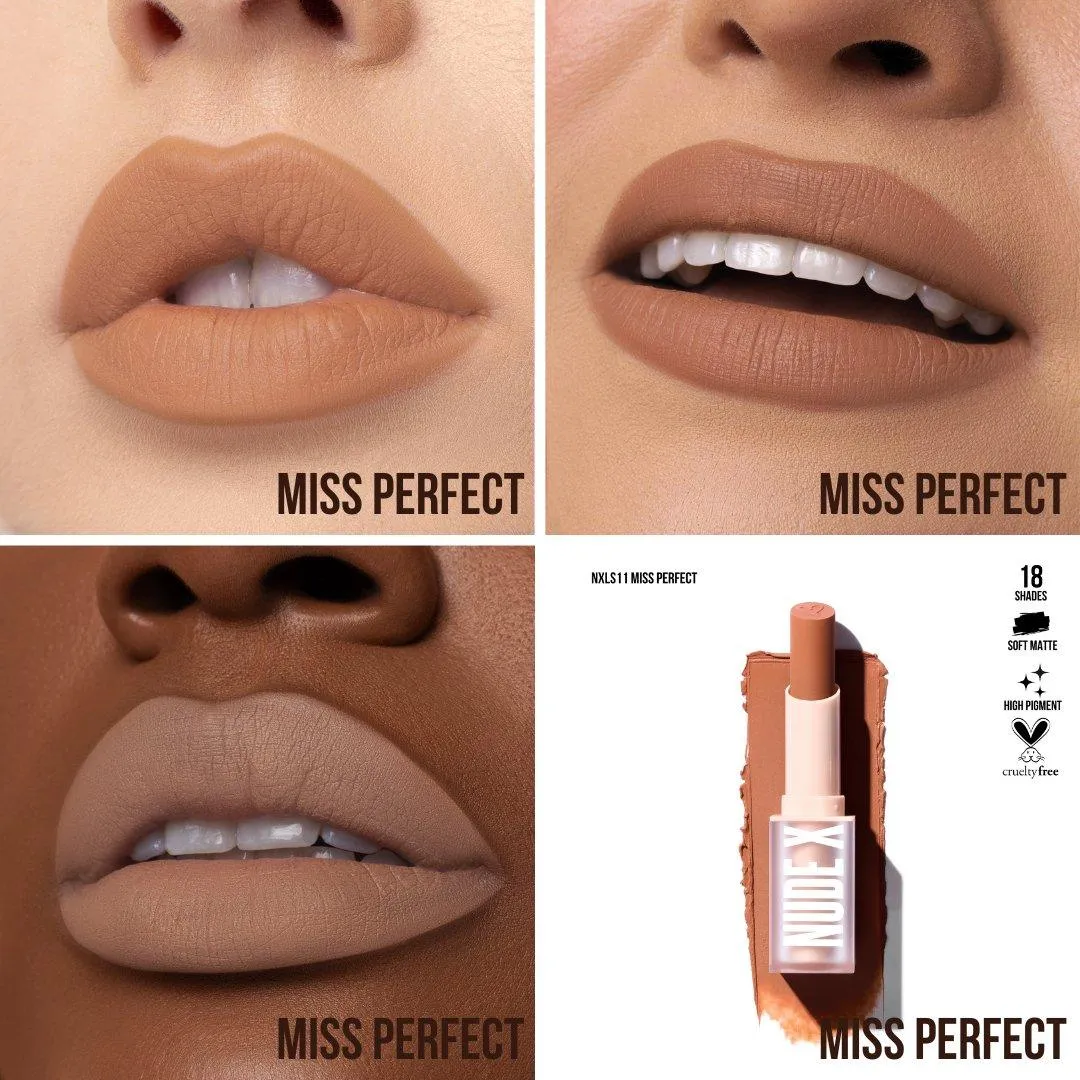 Nude X Soft Matte Lipstick
