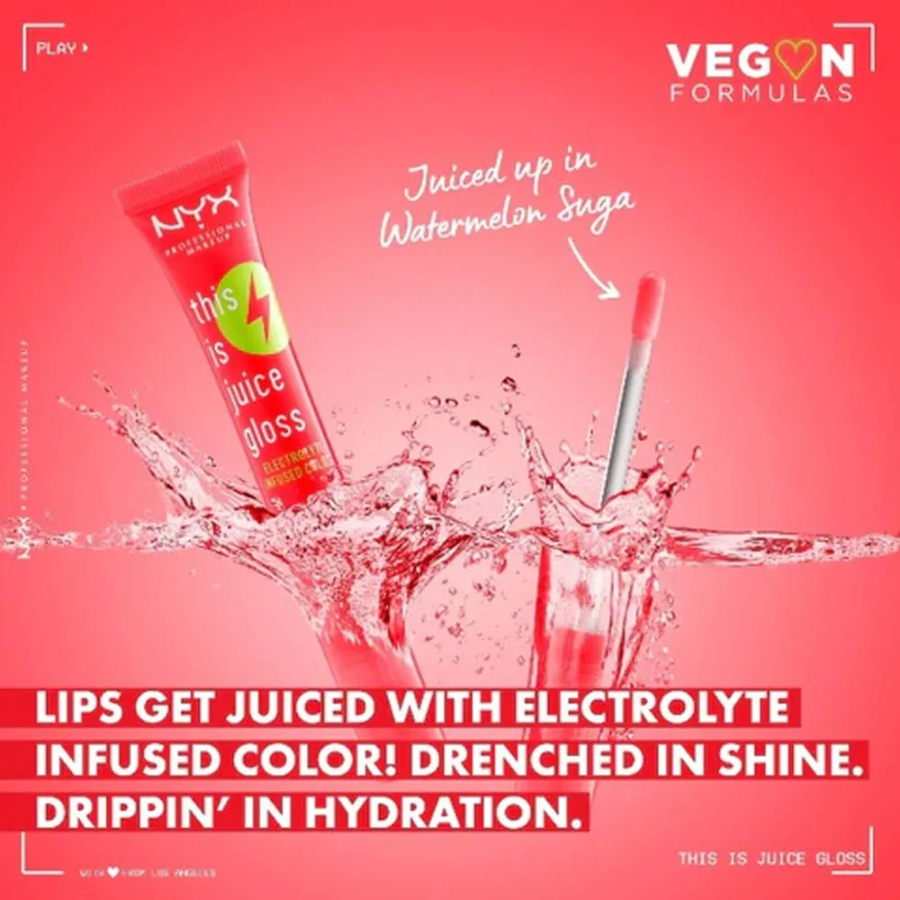 NYX This Is Juice Gloss 02 Watermelon Suga 10ml
