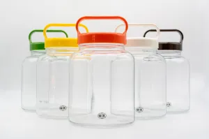 Okawa Glass "Tesage" Hand Bottle