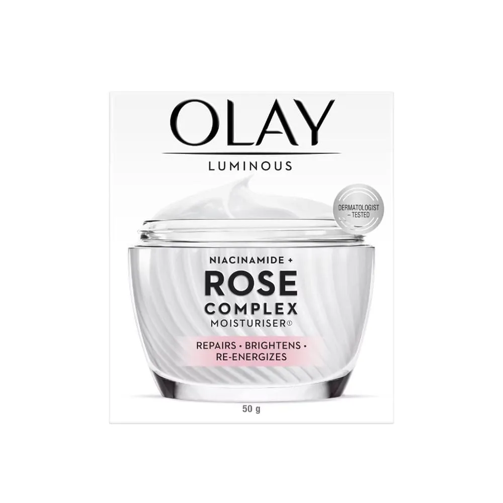 Olay Luminous Niacinamide   Rose Complex Moisturiser 50g