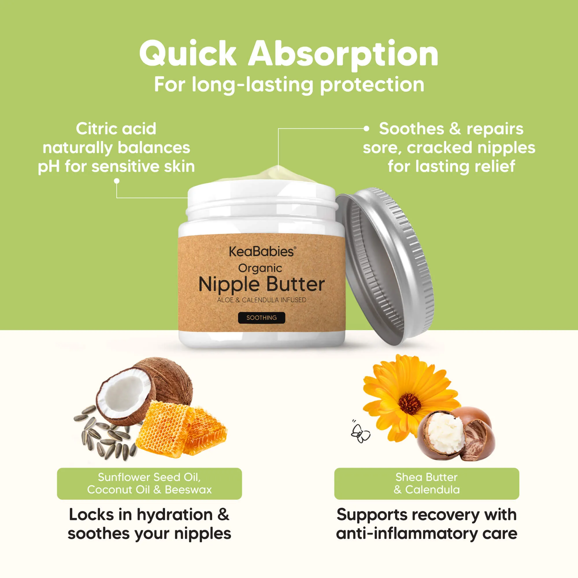 Organic Nipple Butter (Soothing)