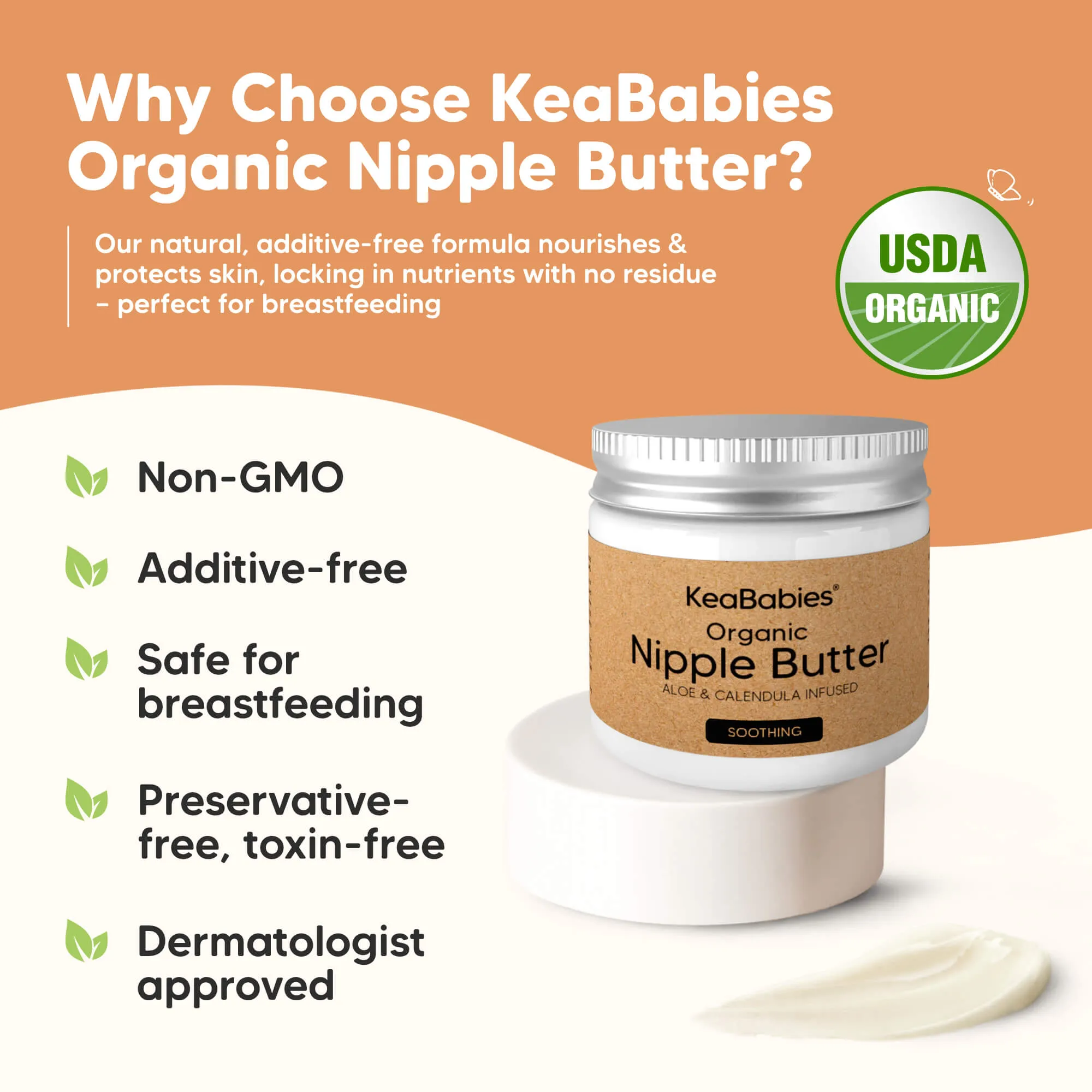 Organic Nipple Butter (Soothing)