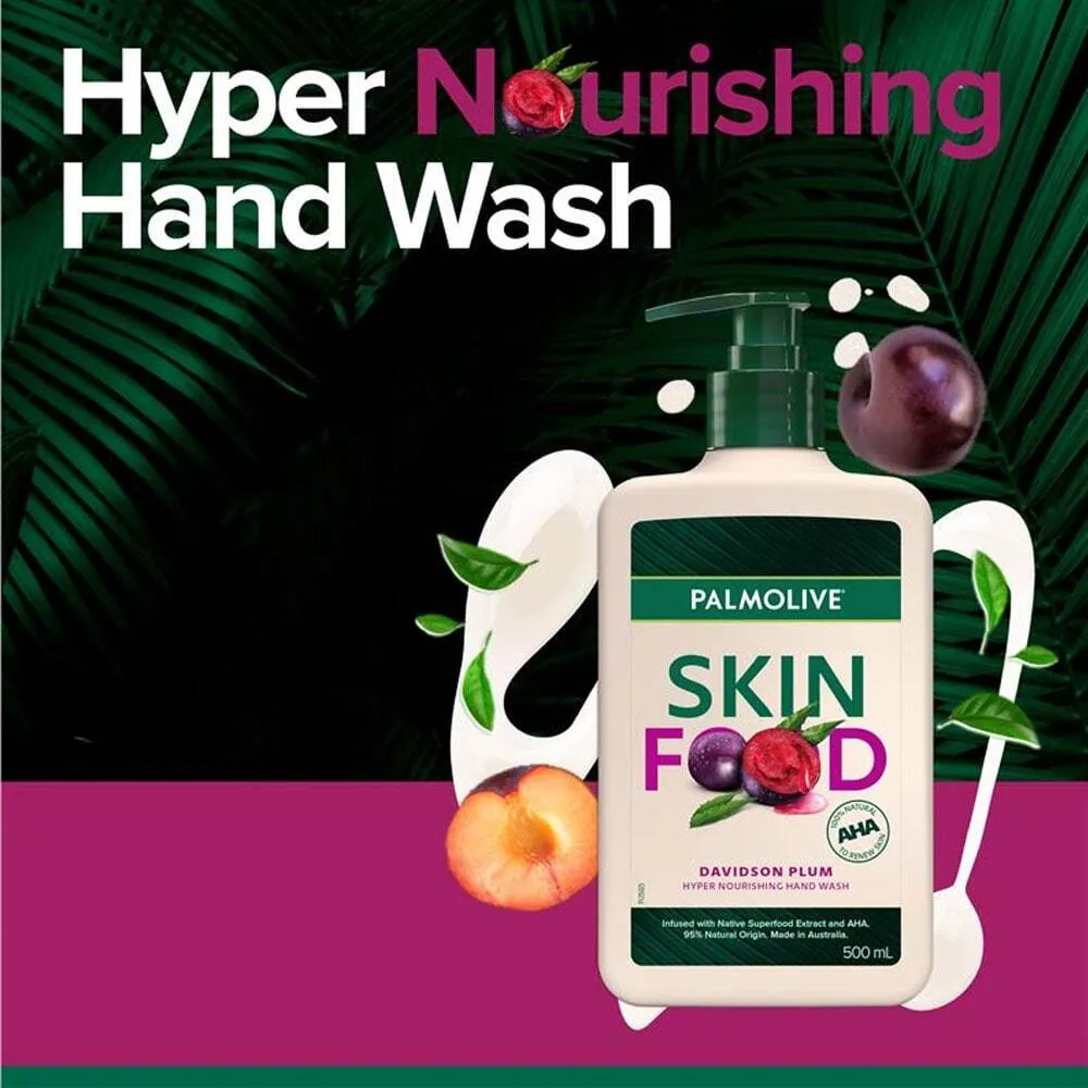 Palmolive Skin Food Hyper Nourishing Hand Wash Quandong Peach 500ml