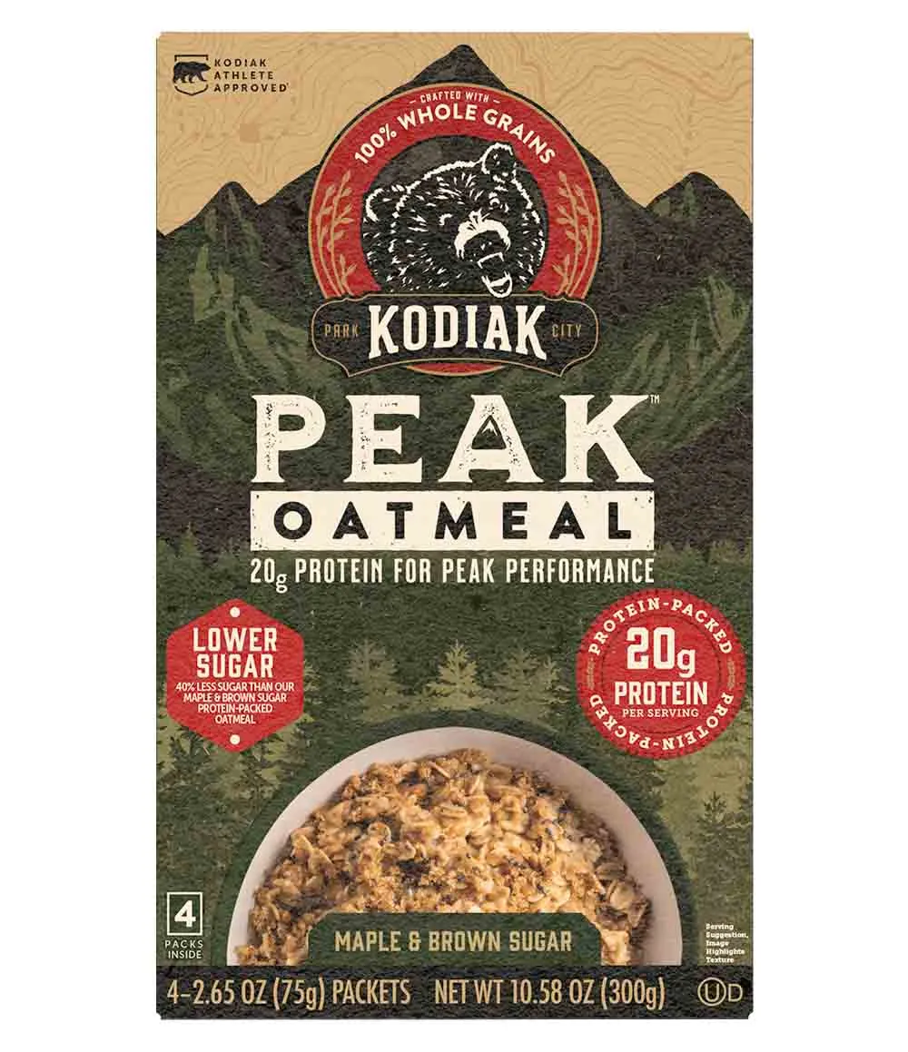 PEAK Oatmeal Maple & Brown Sugar