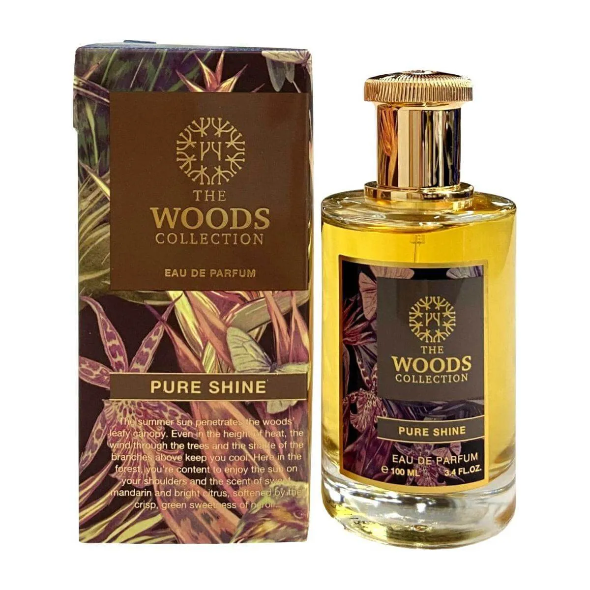 Pure Shine by The Woods Collection for unisex EDP 3.3 / 3.4 oz New in Box