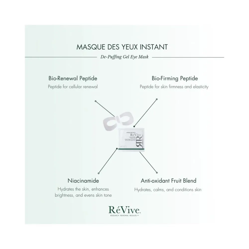 ReVive Instant DePuffing Gel Eye Mask 6PK