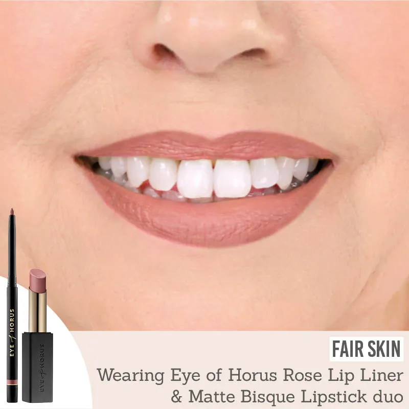 Rose Lip Liner & Bisque Lipstick Duo