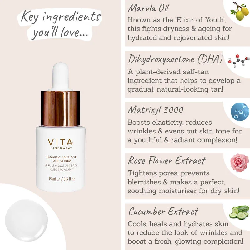 Self Tanning Anti Age Serum