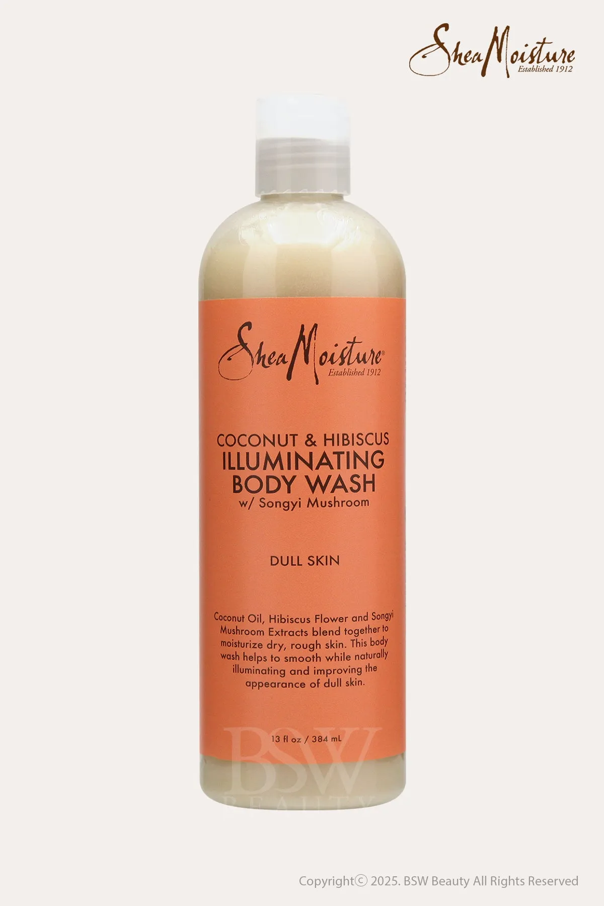 SHEA MOISTURE COCONUT & HIBISCUS BODY WASH 13oz