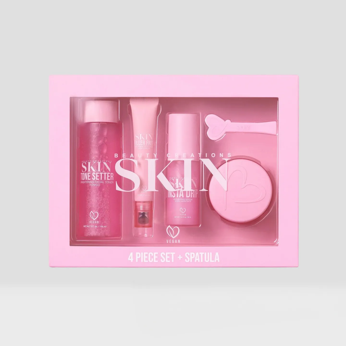 Skin 4 Piece Set with Spatula