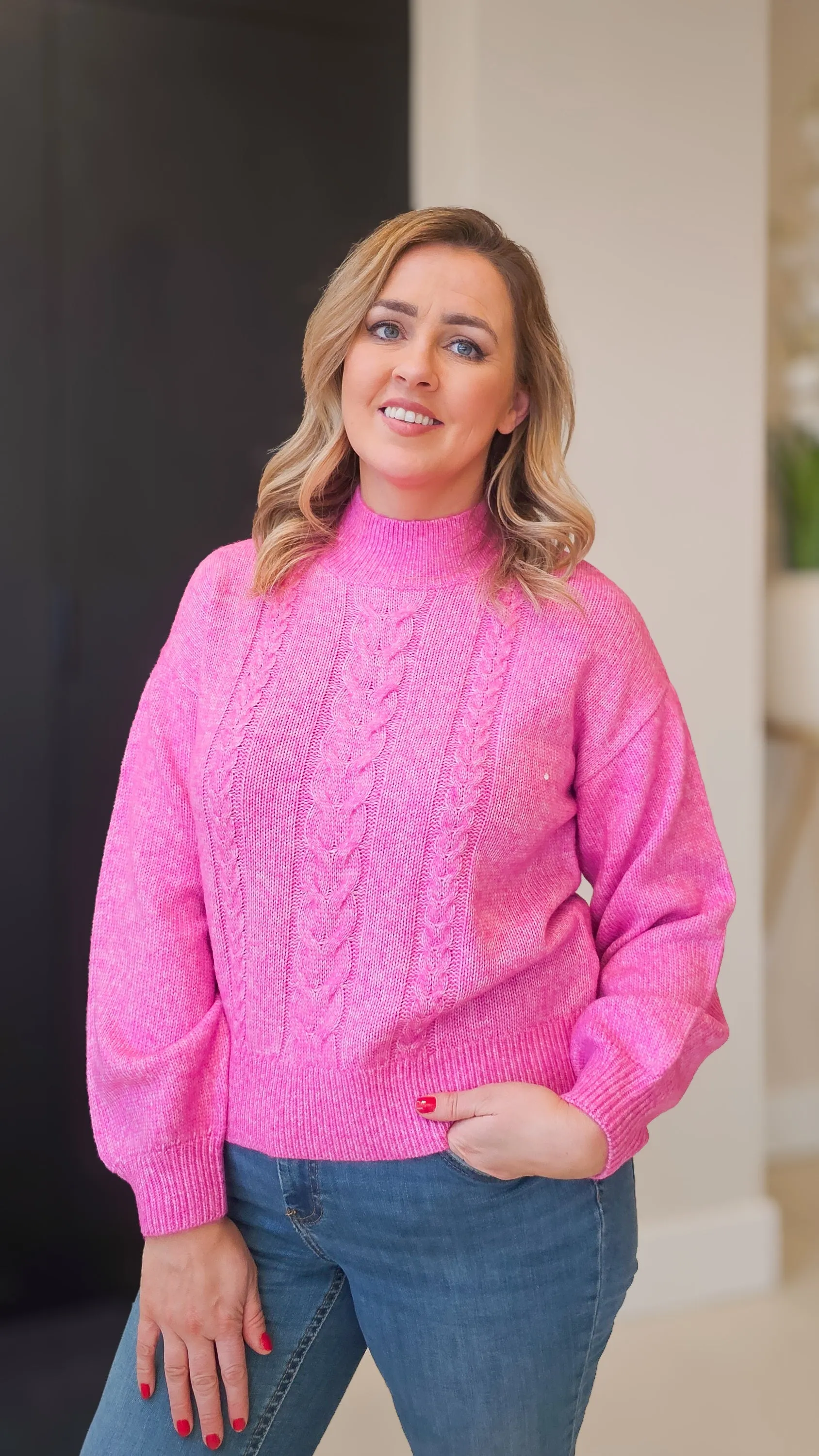 Susanna Pink Knit