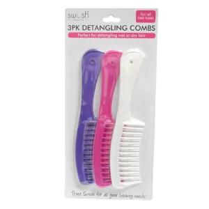 Swosh Detangling Combs 3pk