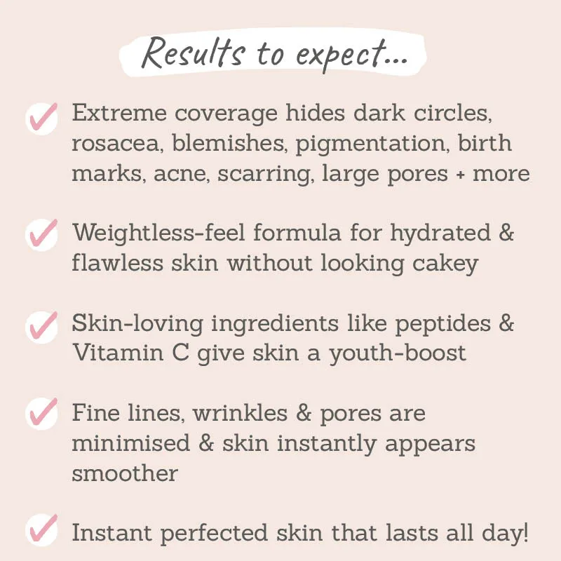T.C.E Super Coverage Serum Foundation with Peptides