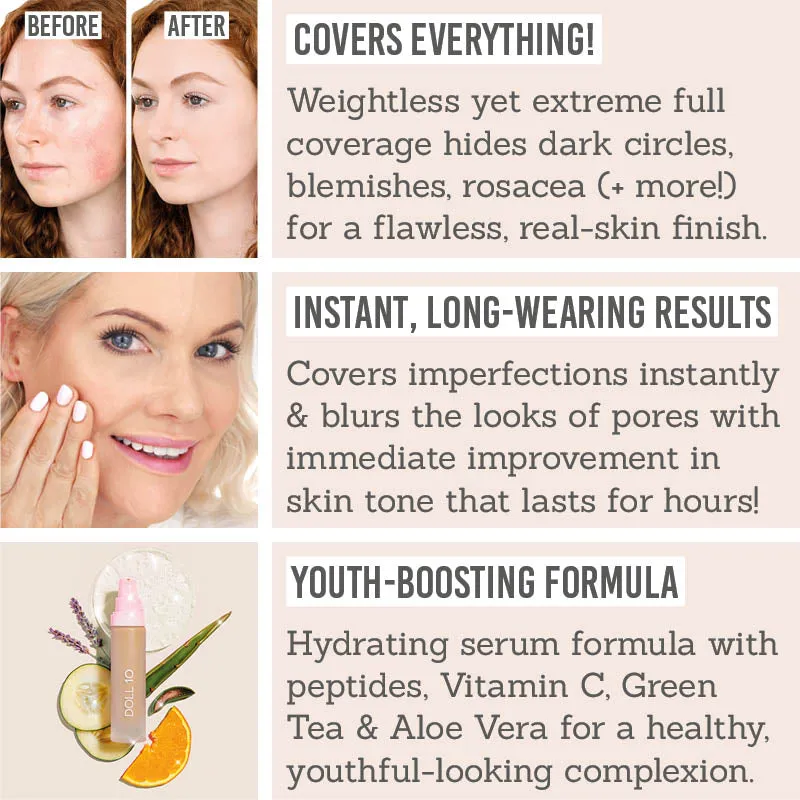 T.C.E Super Coverage Serum Foundation with Peptides