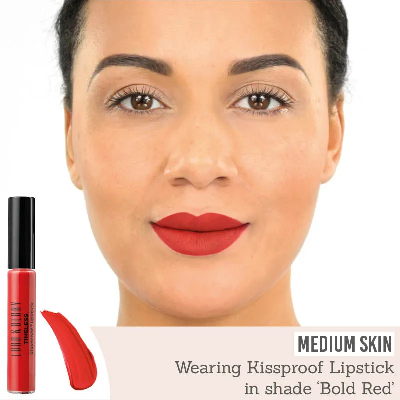 Timeless Kissproof Lipstick in 'Bold Red'