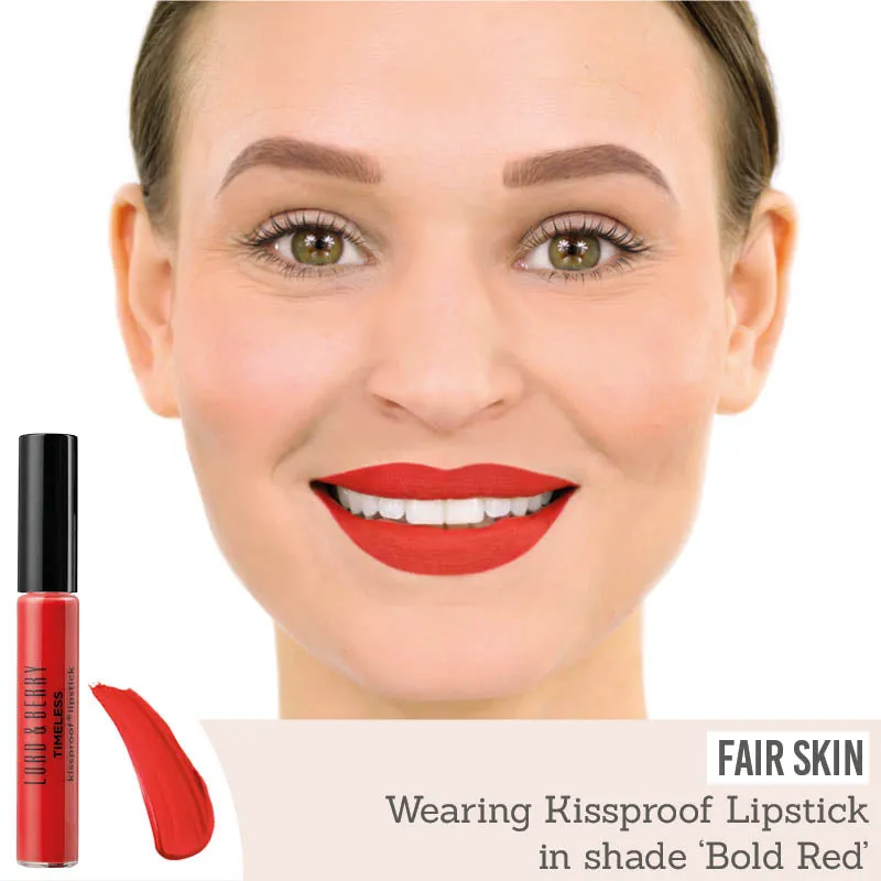 Timeless Kissproof Lipstick in 'Bold Red'