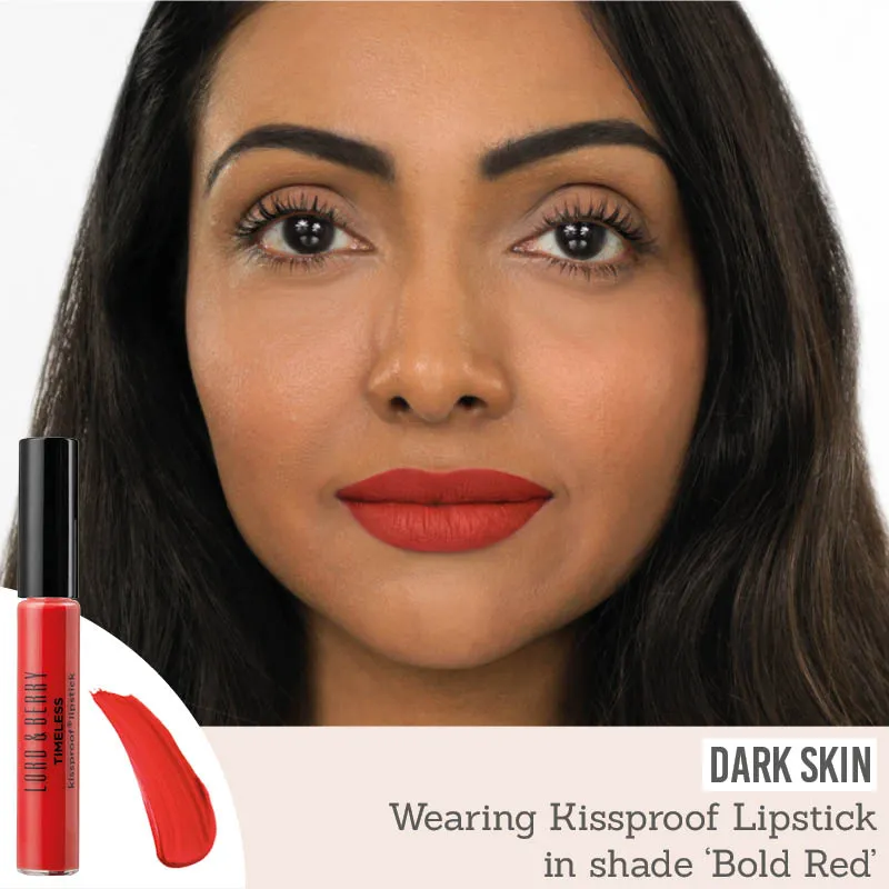 Timeless Kissproof Lipstick in 'Bold Red'