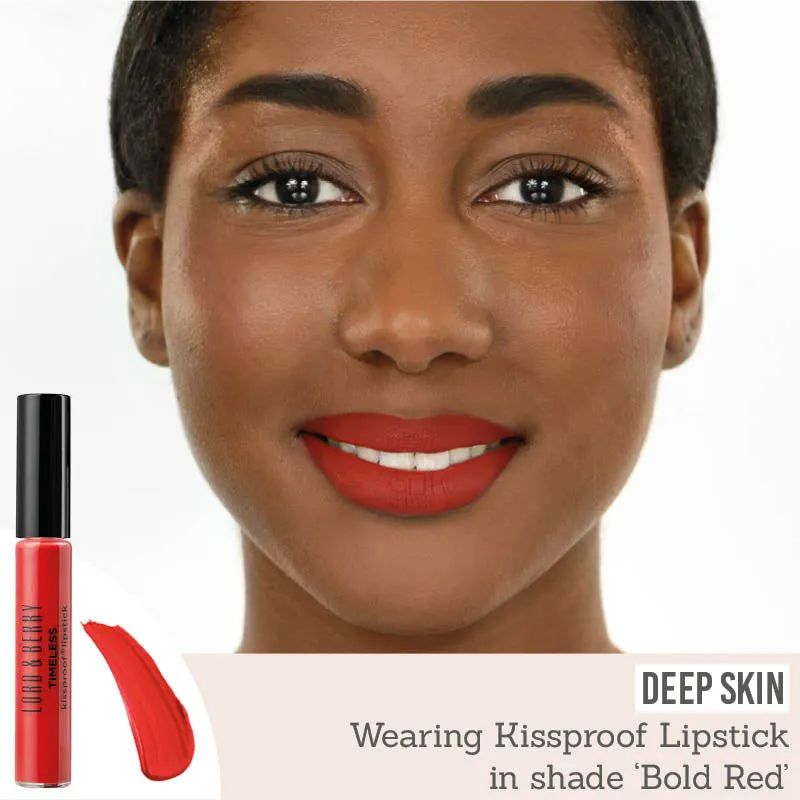 Timeless Kissproof Lipstick in 'Bold Red'