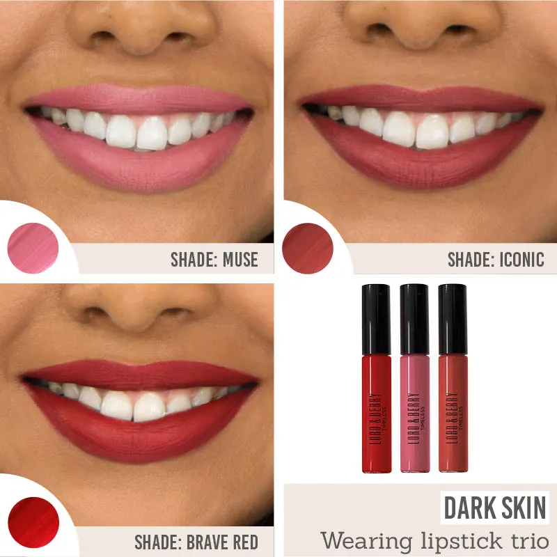 Timeless Kissproof Lipstick Trio
