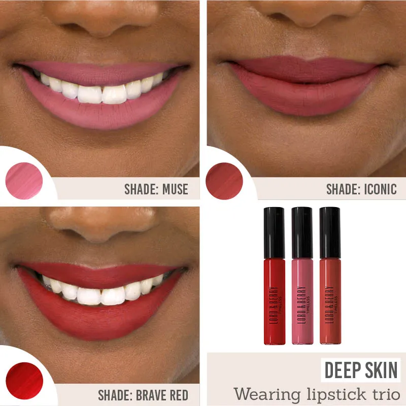 Timeless Kissproof Lipstick Trio