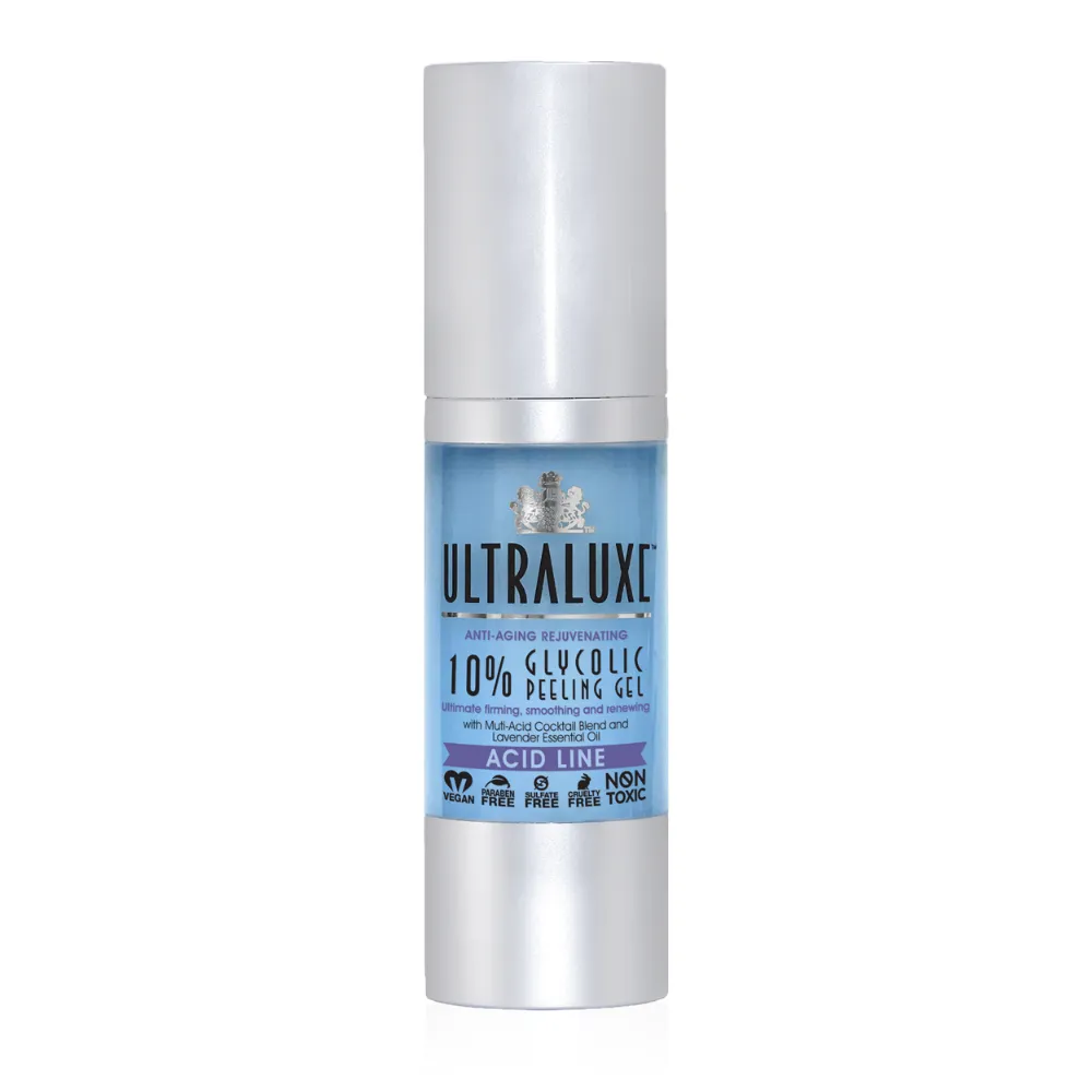 UltraLuxe Anti-Aging Rejuvenating 10% Glycolic Peeling Gel
