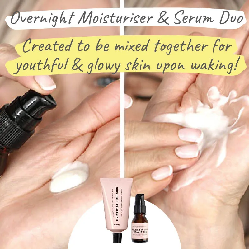 Universal Emulsion & Night Switch PHA/AHA 10% Duo