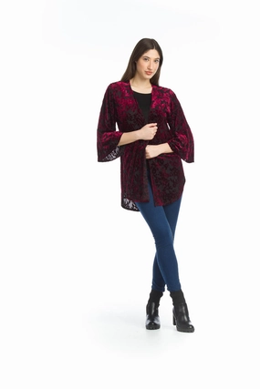 Velvet Open Cardigan