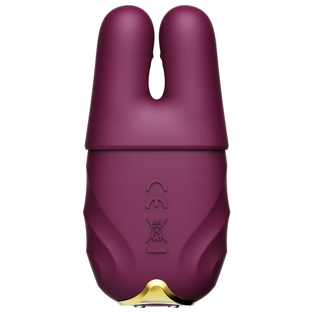 Zalo Nave App-Compatible Vibrating Nipple Clamps With Remote