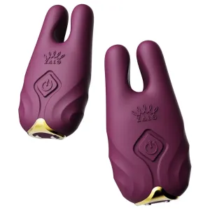 Zalo Nave App-Compatible Vibrating Nipple Clamps With Remote