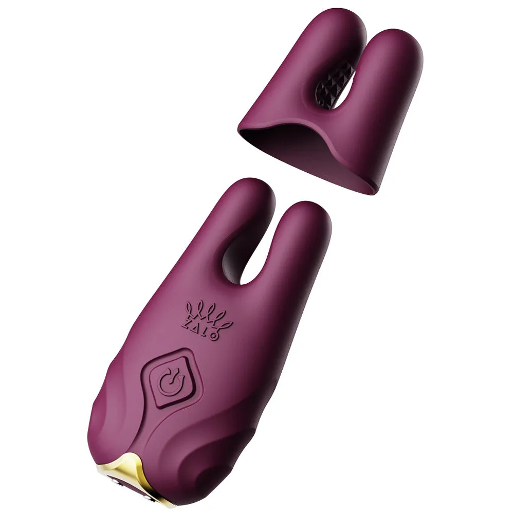 Zalo Nave App-Compatible Vibrating Nipple Clamps With Remote